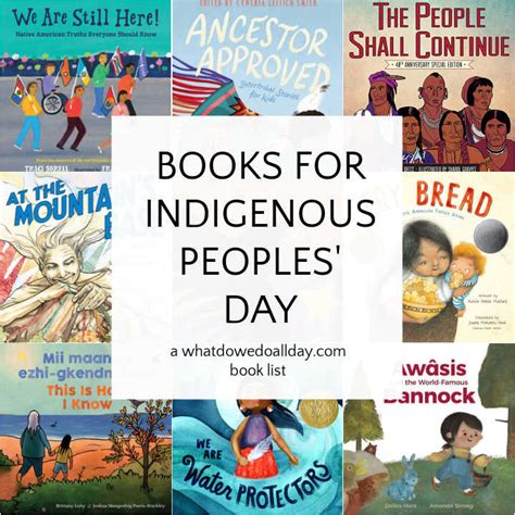 children's books indigenous peoples day